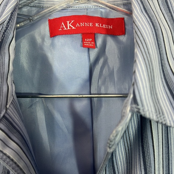 AK anne Klein open front, lined fitted jacket, 12P - Picture 2 of 4